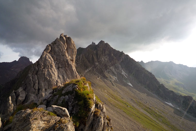 Aiguille Grand Fond Roselend, chalet du Cormet