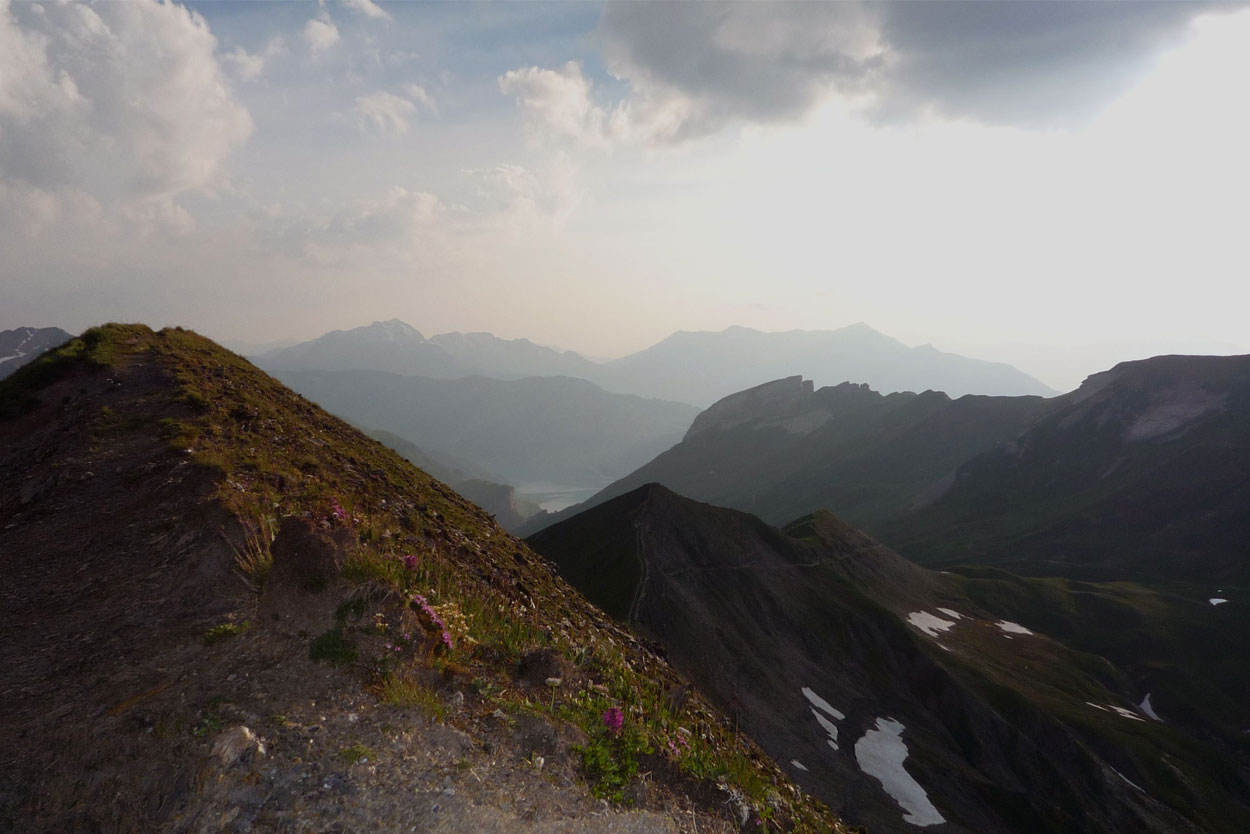 crête des gites, chalet du Cormet Roselend