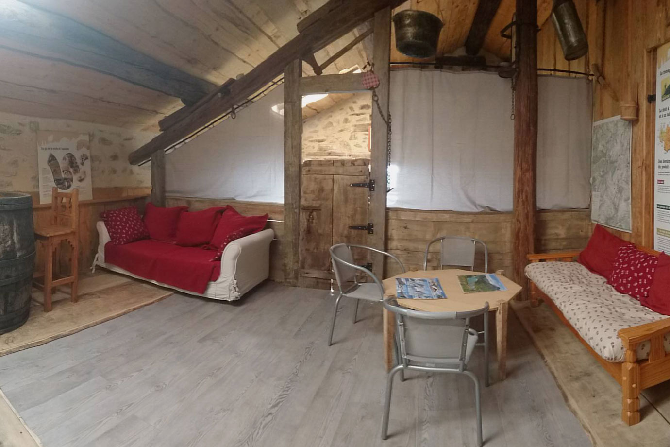 interieurs du chalet, chalet du Cormet Roselend