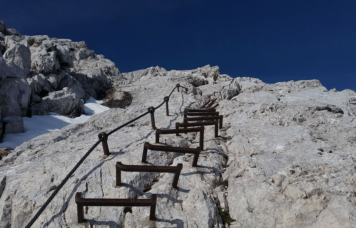 Via Ferrata Roc du Vent, location chalet du Cormet, Roselend